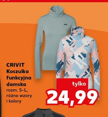 Koszulka funkcyjna damska Crivit promocja w Kaufland