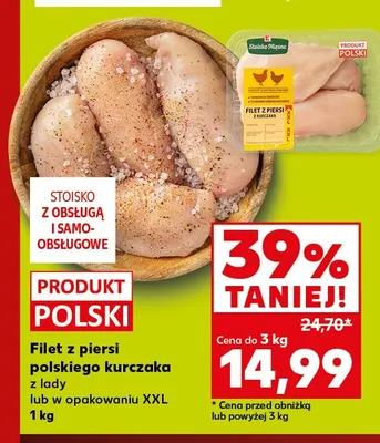 Filet z piersi polskiego kurczaka z lady promocja w Kaufland