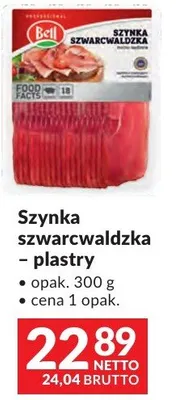 Szynka szwarcwaldzka – plastry Bell promocja w Makro