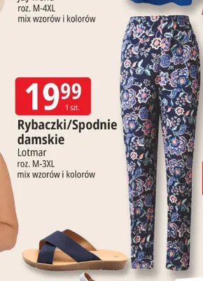 Rybaczki/Spodnie damskie Lotmar promocja w Leclerc
