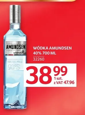 Wódka AMUNDSEN 40% promocja w Selgros