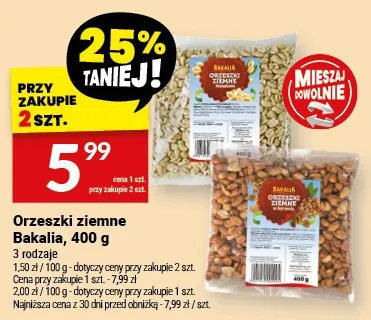 Orzeszki ziemne promocja w Twój Market