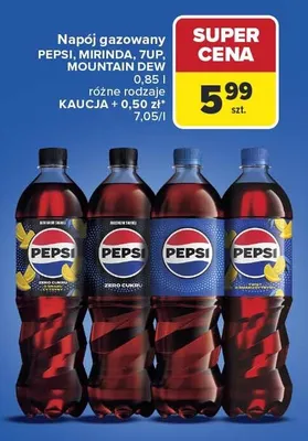 Napój gazowany Mountain Dew promocja w Carrefour