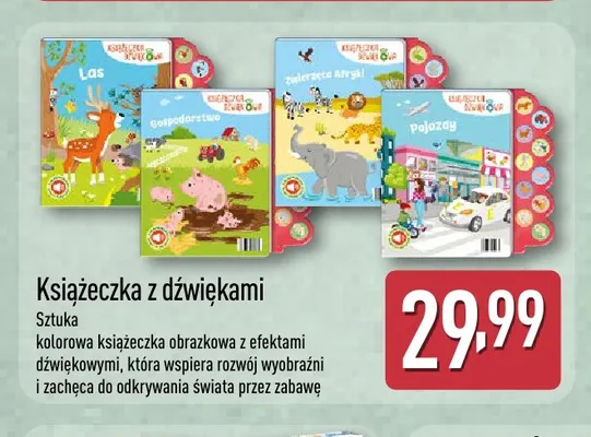 Książeczka z dźwiękami promocja w Aldi