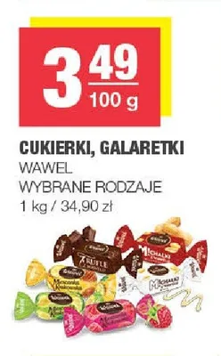 Cukierki, galaretki Wawel promocja w SPAR