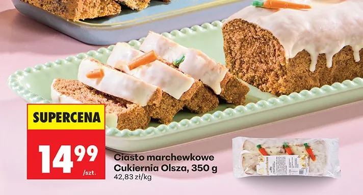 Ciasto marchewkowe promocja w Biedronka