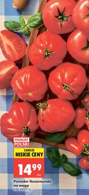 Pomidor Rosamunda na wagę promocja w Biedronka