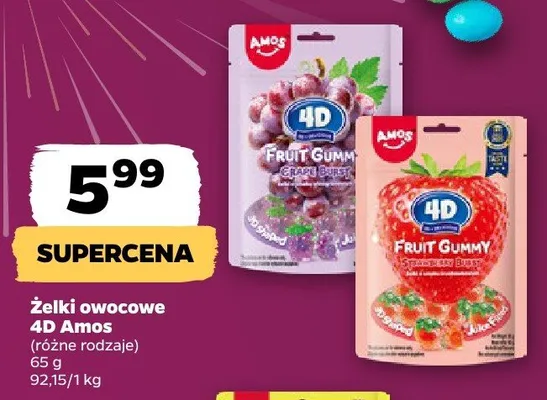 Żelki owocowe, różne rodzaje promocja w Netto