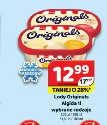 Lody Originals Algida promocja w Delfin
