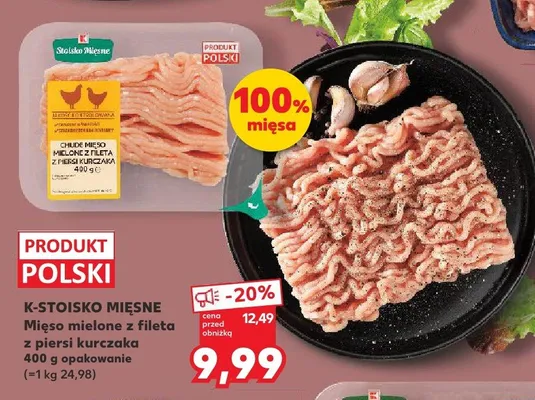 Mięso mielone z fileta z piersi kurczaka promocja w Kaufland