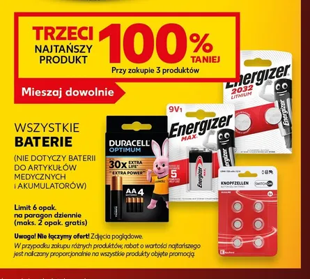 Baterie litowe 2032 Energizer promocja w Kaufland