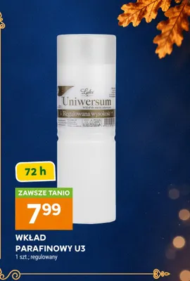Wkład parafinowy U3 regulowany Luks promocja w Stokrotka