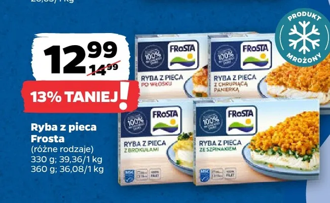 Ryba z pieca z chrupiącą panierką Frosta promocja w Netto