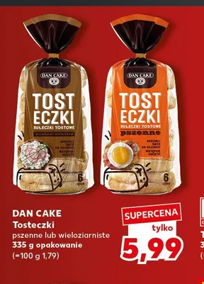 Tosteczki wieloziarniste Dan Cake promocja w Kaufland