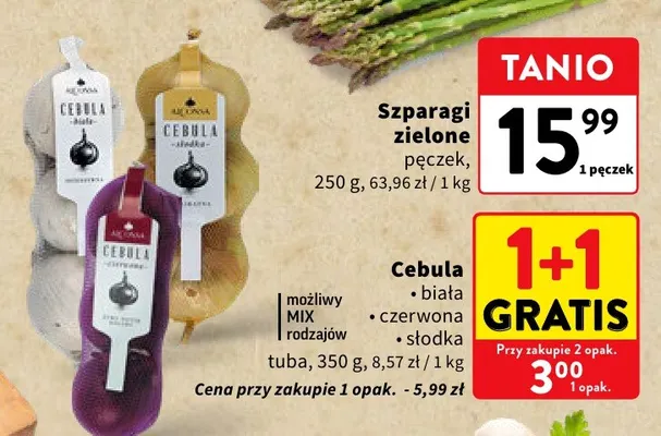 Cebula czerwona promocja w Intermarche