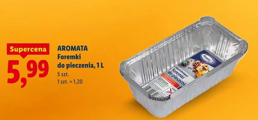 Foremki do pieczenia, 1 l promocja w Lidl