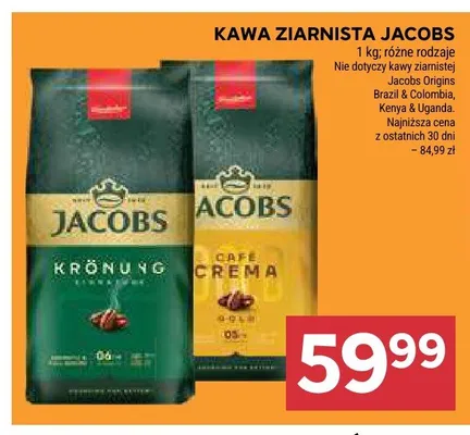 Kawa ziarnista Jacobs promocja w Stokrotka