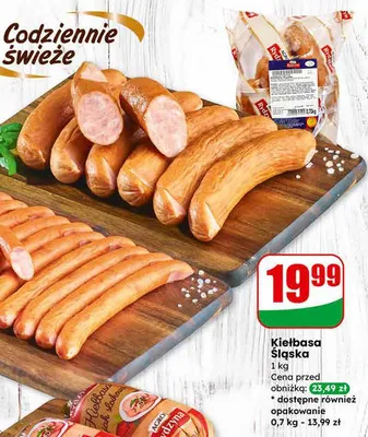 Kiełbasa śląska promocja w Dino