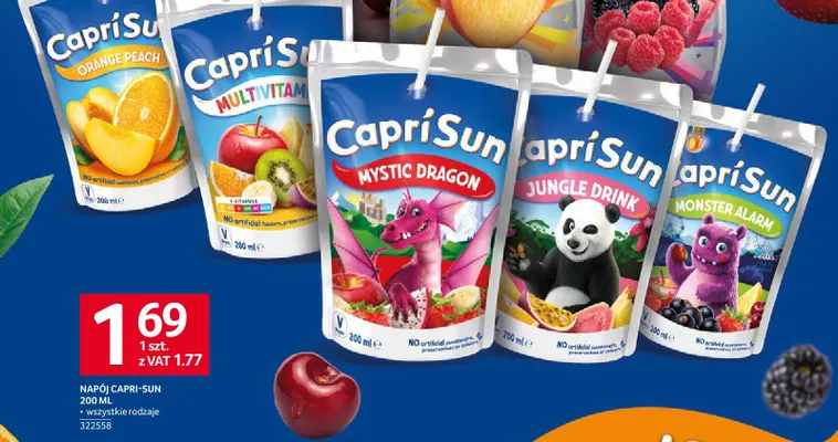 Napój Capri-Sun Jungle Drink promocja w Selgros