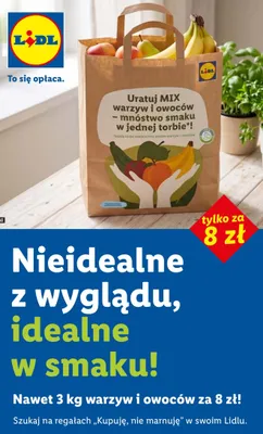 Mix warzyw i owoców nieidealnych Lidl Uratuj promocja w Lidl