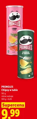 Chipsy Pringles Crab promocja w Lidl