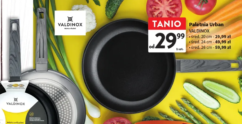Patelnia Urban Valdinox śred. 20 cm promocja w Intermarche