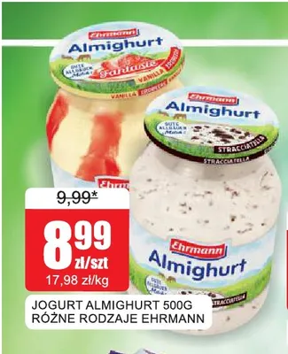 Jogurt Almighurt Ehrmann o smaku waniliowym promocja w Bingo