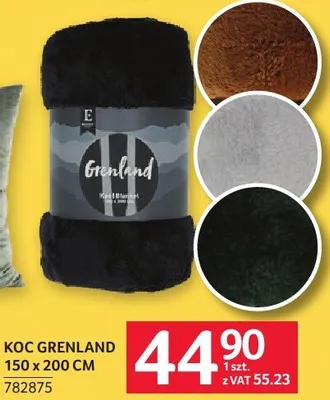 Koc Grenland 150x200cm promocja w Selgros