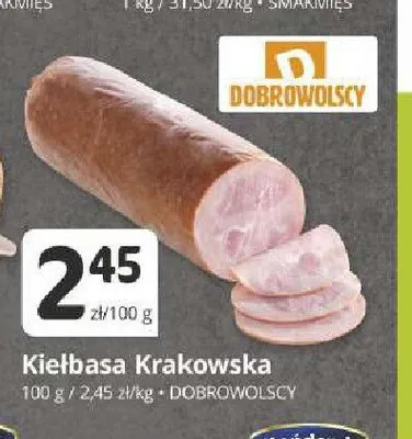 Kiełbasa Krakowska Dobrowolscy promocja w Marketvita
