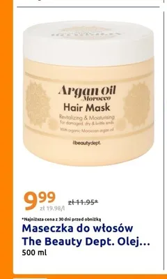 Maseczka do włosów The Beauty Dept. Argan Oil promocja w Action
