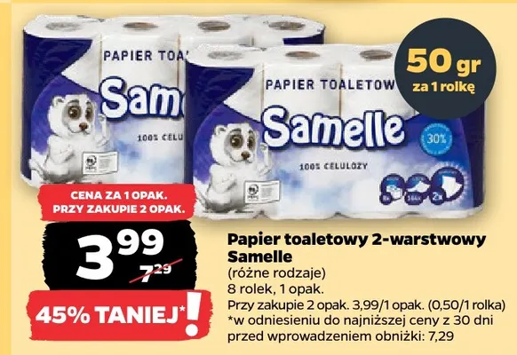 Papier toaletowy 3-warstwowy Mola promocja w Netto