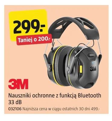 Nauszniki ochronne z funkcją Bluetooth 3 m promocja w Jula