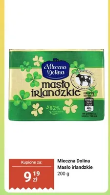 Masło irlandzkie promocja w Biedronka
