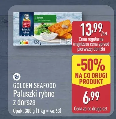Paluszki rybne z dorsza promocja w Aldi