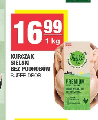 Kurczak sielski bez podrobów Super Drob promocja w SPAR