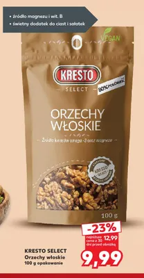 Orzechy włoskie Kresto Select promocja w Kaufland