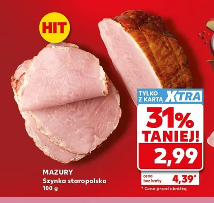 Szynka staropolska Mazury promocja w Kaufland