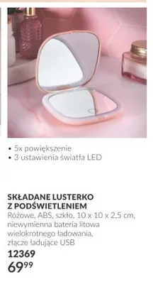 Składane lusterko z podświetleniem promocja w AVON