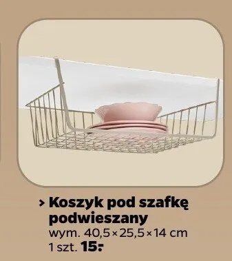 Koszyk pod szafkę podwieszany promocja w Netto