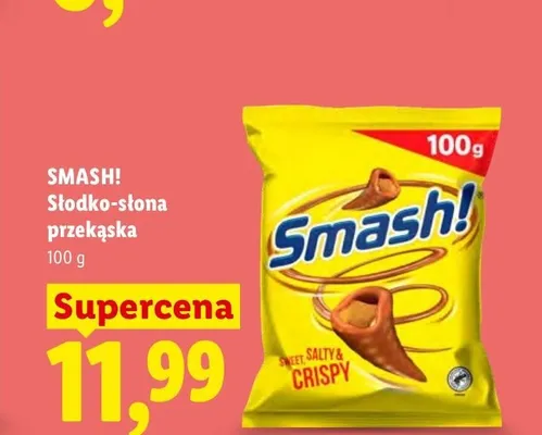 Słodko-słona przekąska Smash! promocja w Lidl