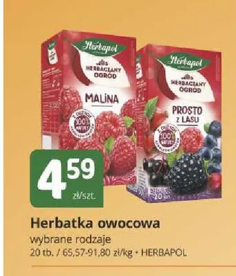 Herbatka owocowa Herbapol Herbaciany Ogród Malina promocja w Marketvita
