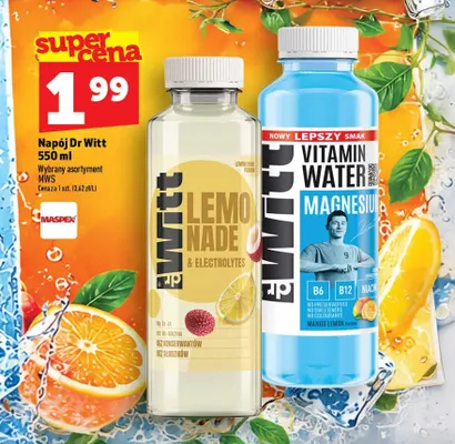 Napój Dr Witt Lemonade & Electrolytes promocja w TOPAZ