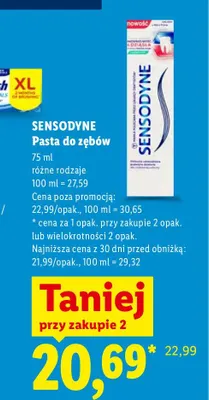 Pasta do zębów Sensodyne promocja w Lidl