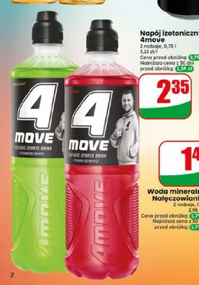 Napój izotoniczny 4move zielony promocja w Dino