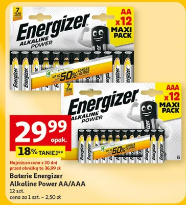 Baterie Alkaline Power AA/AAA promocja w Auchan