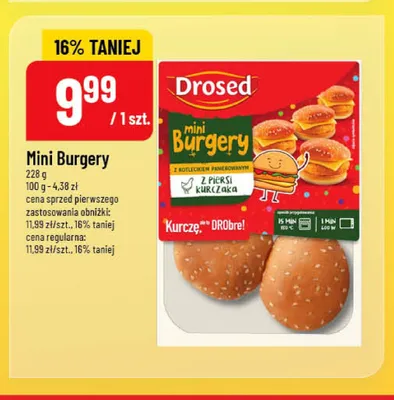 Mini Burgery Drosed promocja w POLOmarket