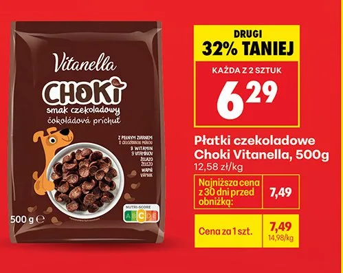 Płatki czekoladowe Choki promocja w Biedronka