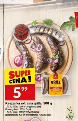 Kaszanka extra na grilla Białecki promocja w Twój Market