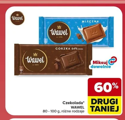 Czekolada mleczna Wawel promocja w Carrefour