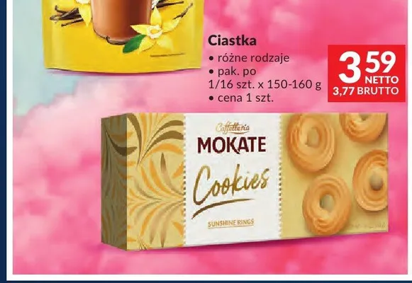 Ciastka Mokate Cookies Sunshine Rings promocja w Makro